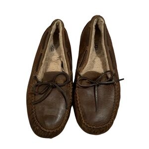 Ugg Men's Olsen Leather Slippers Brown size 11
